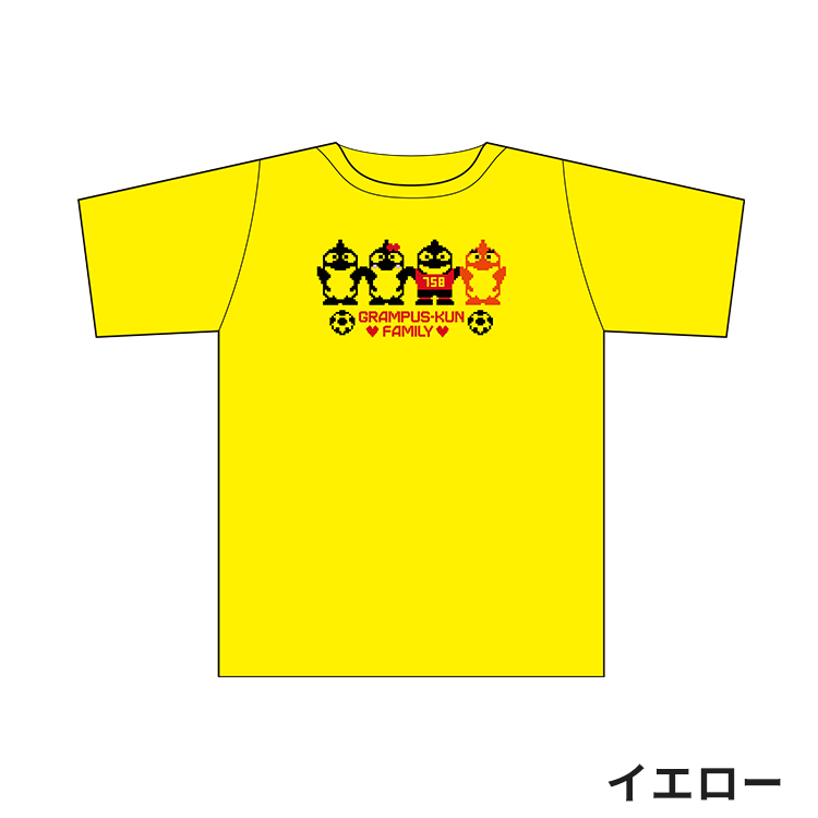グランパスくんプリントTシャツ(ドット)