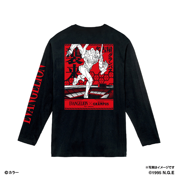 21evangelion 名古屋グランパス ロングtシャツ リアル ブラック Nagoya Grampus Web Shop