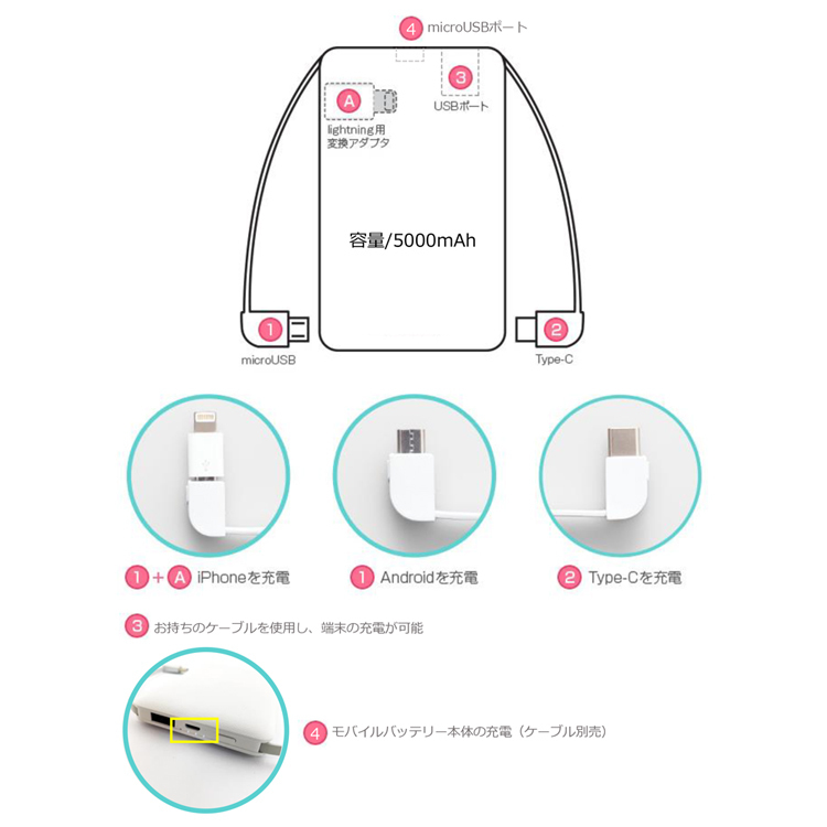 2022全選手対応モバイルバッテリー(GKブルーモデル)