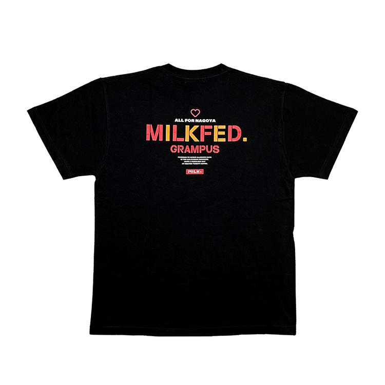 2022 MILKFED.コラボ Tシャツ(ブラック) | NAGOYA GRAMPUS WEB SHOP