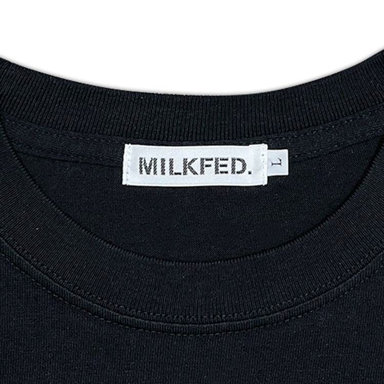 2022 MILKFED.コラボ Tシャツ(ブラック)
