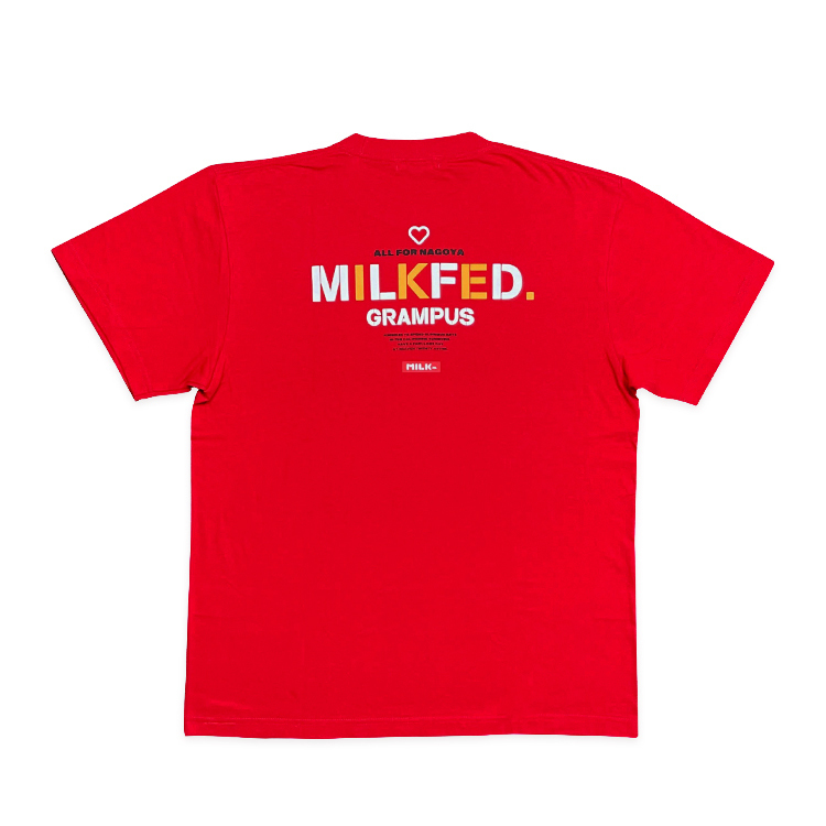 2022 MILKFED.コラボ Tシャツ(レッド)