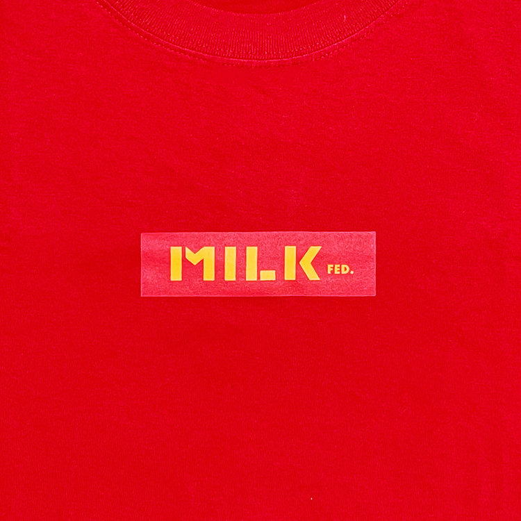 2022 MILKFED.コラボ Tシャツ(レッド)