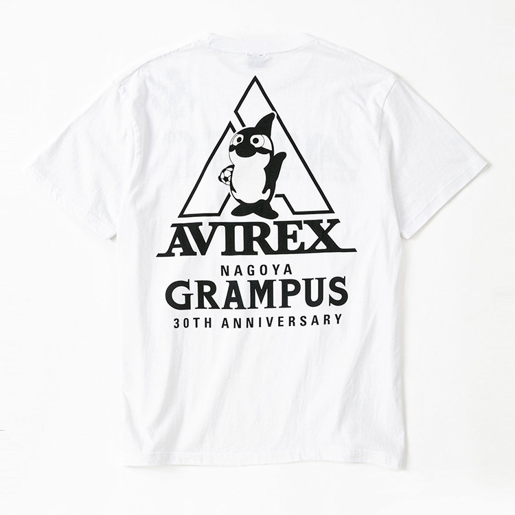 ”NGE×AVIREX” GRAMPUS-KUN TEE(ホワイト)