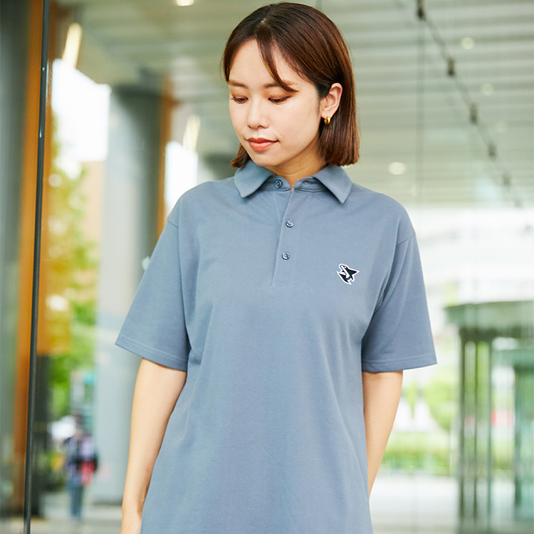 “FAMILY SYMBOL” polo shirt(dark gray)