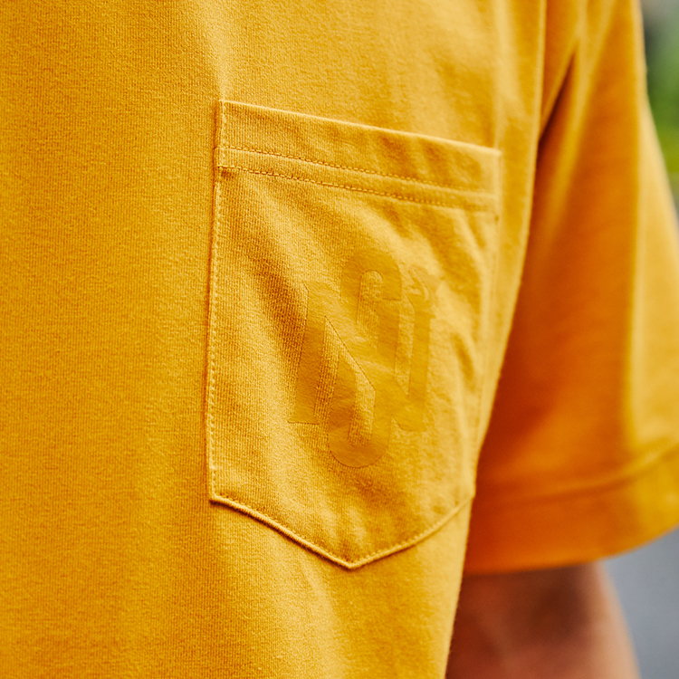 “NGU SYMBOL” pocket Tee(yellow)