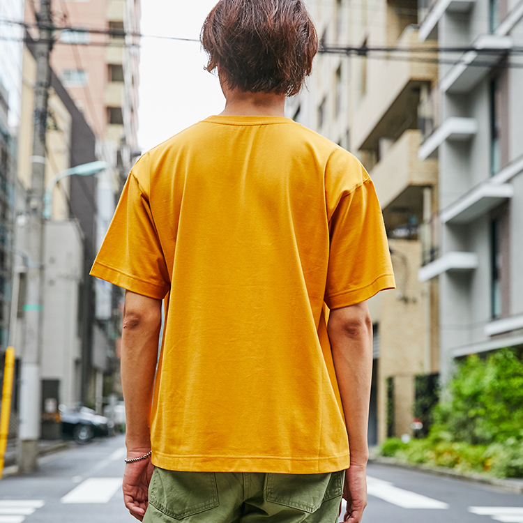 “NGU SYMBOL” pocket Tee(yellow)