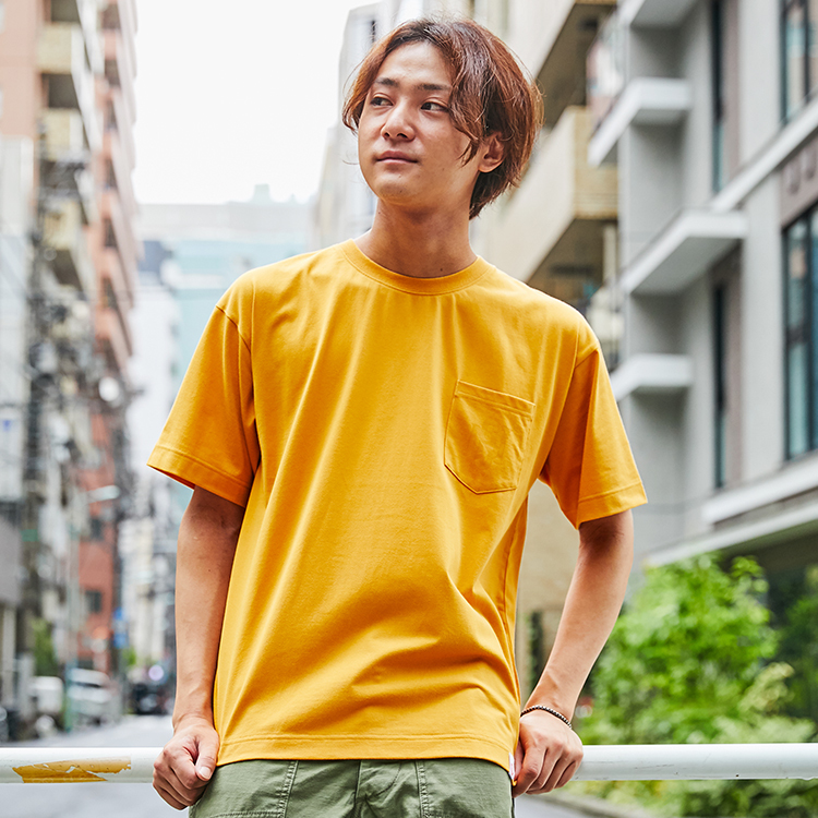 “NGU SYMBOL” pocket Tee(yellow)