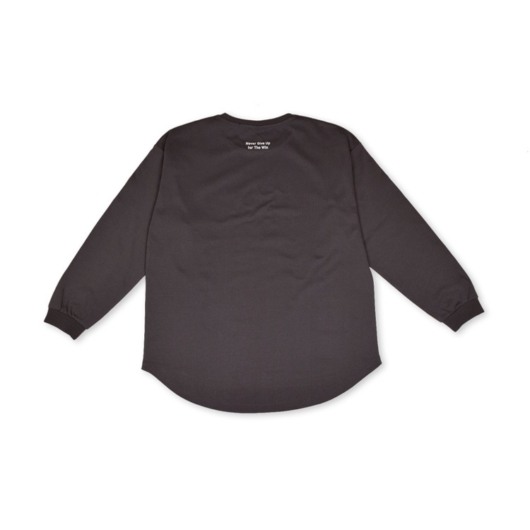 NEO CLASSIC LOGO summer Tee long sleeve(Charcoal gray)