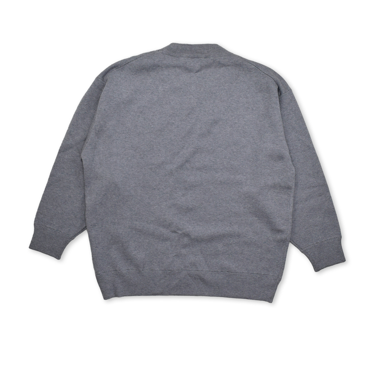 2023 NEO CLASSIC LOGO KNIT PULL OVER(Gray)