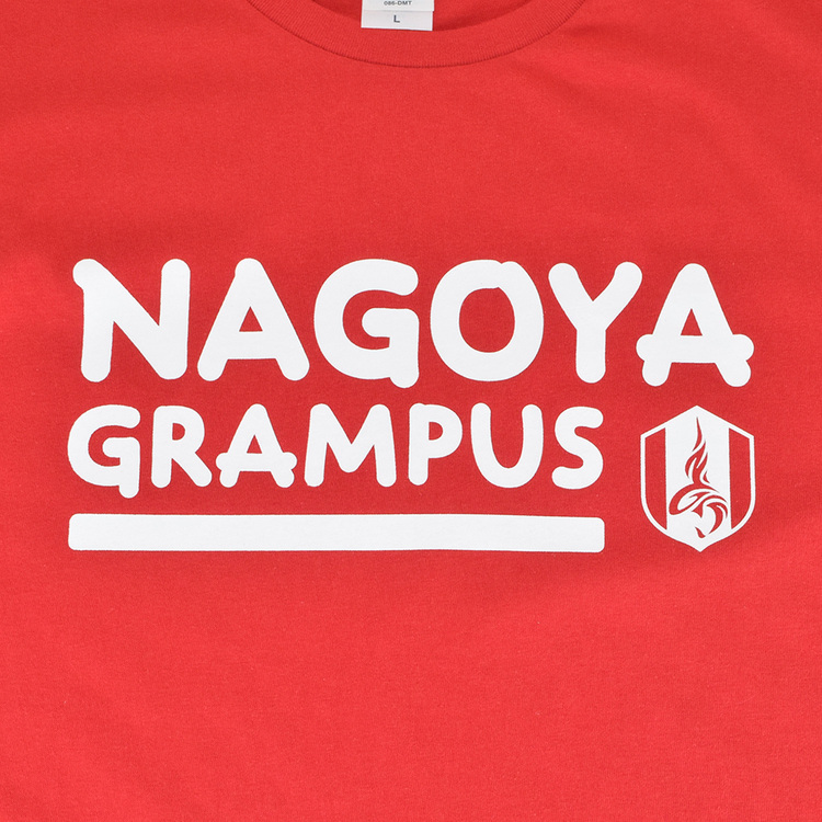 2024レディースロゴTシャツ(赤) | NAGOYA GRAMPUS WEB SHOP