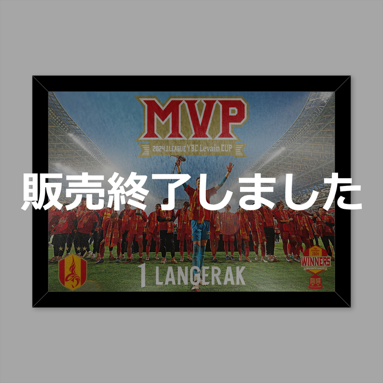 2024JリーグYBCルヴァンカップ MVP受賞記念ランゲラック選手メタルグラフィー