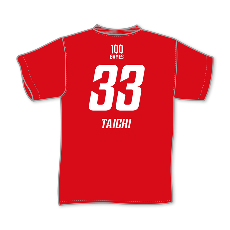 菊地泰智選手J1通算100試合出場達成記念Tシャツ