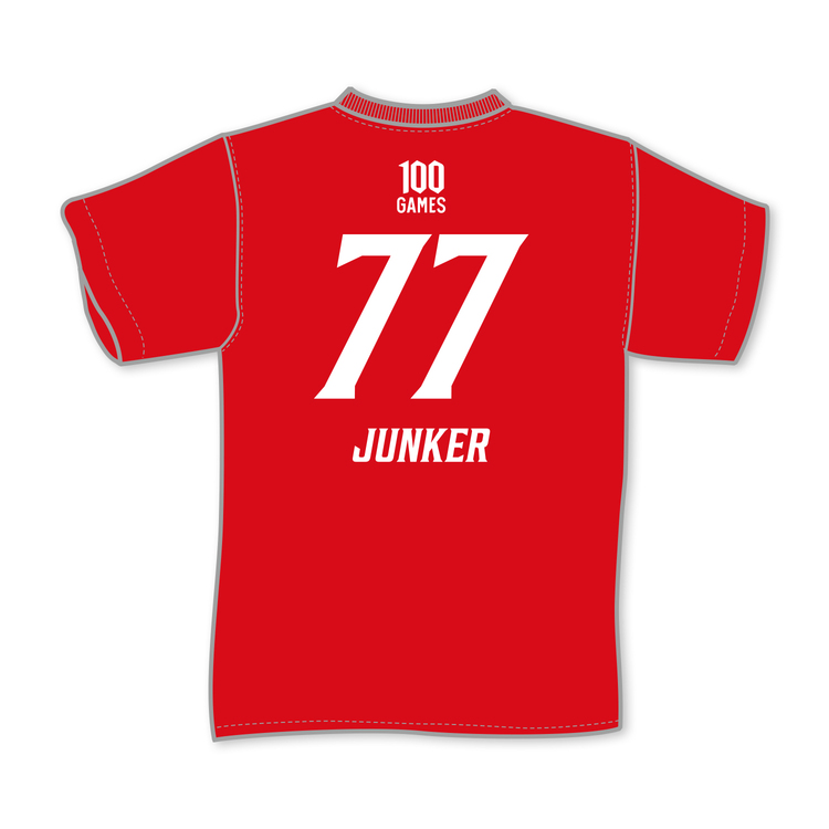 キャスパー ユンカー選手J1通算100試合出場達成記念Tシャツ