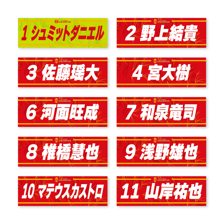 2025プレーヤーズネームクールタオル(FP/GK)
