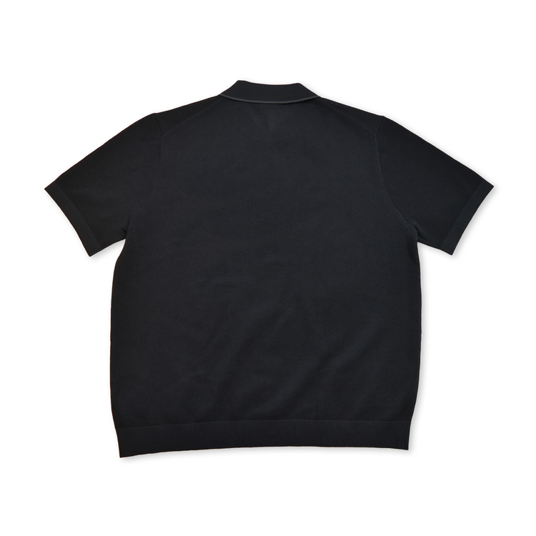 2025SYMBOL KnitPolo(Black)