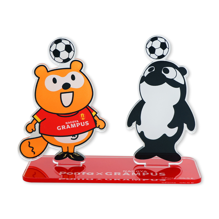 グランパスポンタ×グランパスくん コラボ アクリルスタンド