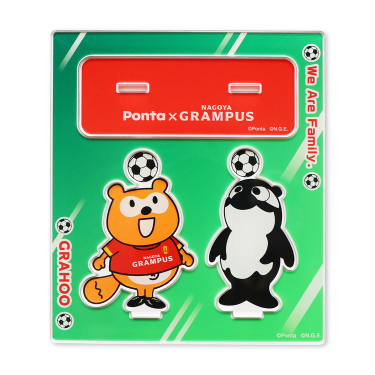 グランパスポンタ×グランパスくん コラボ アクリルスタンド