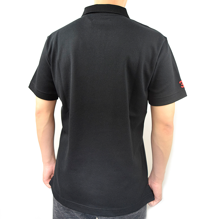 SY32 コラボ クールマックスポロシャツ(ブラック)
