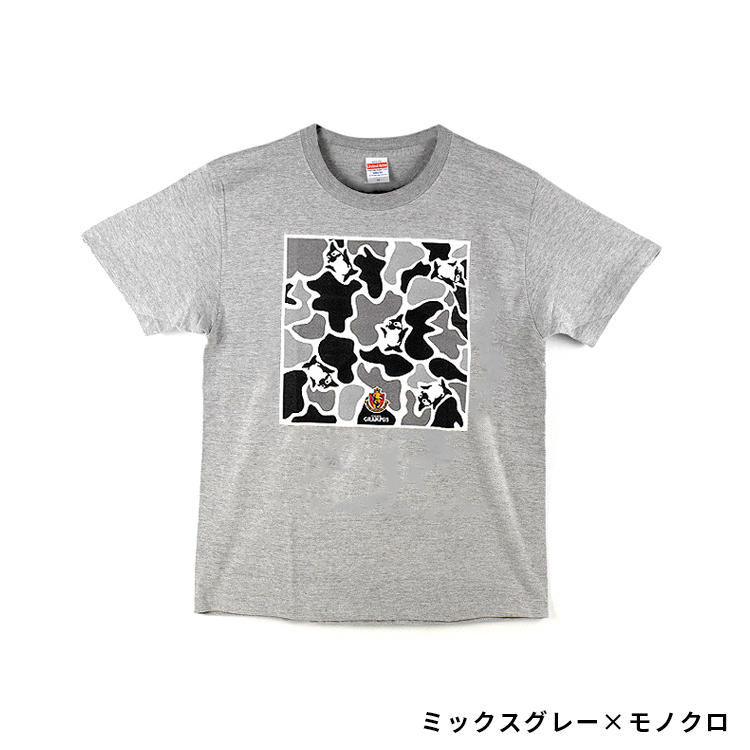 グランパスくんプリントTシャツ(カモフラ)